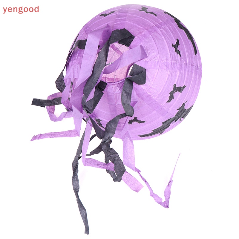 Lồng Đèn Giấy Hình Đầu Lâu Nhện Dơi Trang Trí Halloween