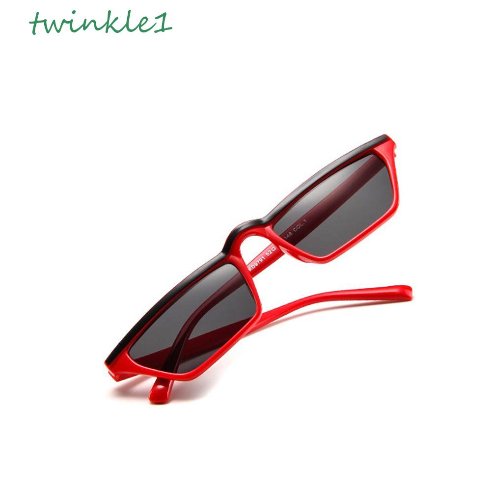 TWINKLE Kính Mát Gọng Vuông Chống Bức Xạ Chống Bức Xạ Phong Cách Hàn Quốc Cho Nam Và Nữ