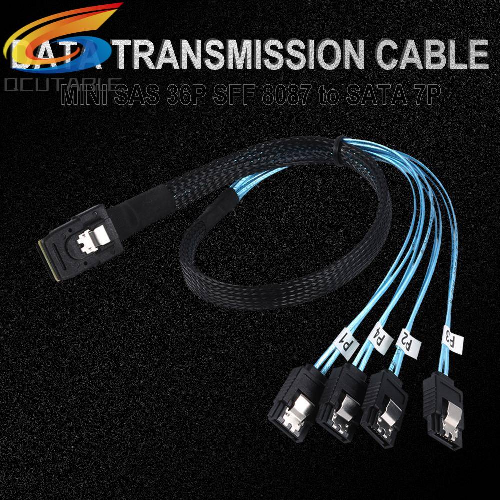 Cáp Chia G0101 MINI SAS 36P SFF 8087 Sang 4 SATA 7P