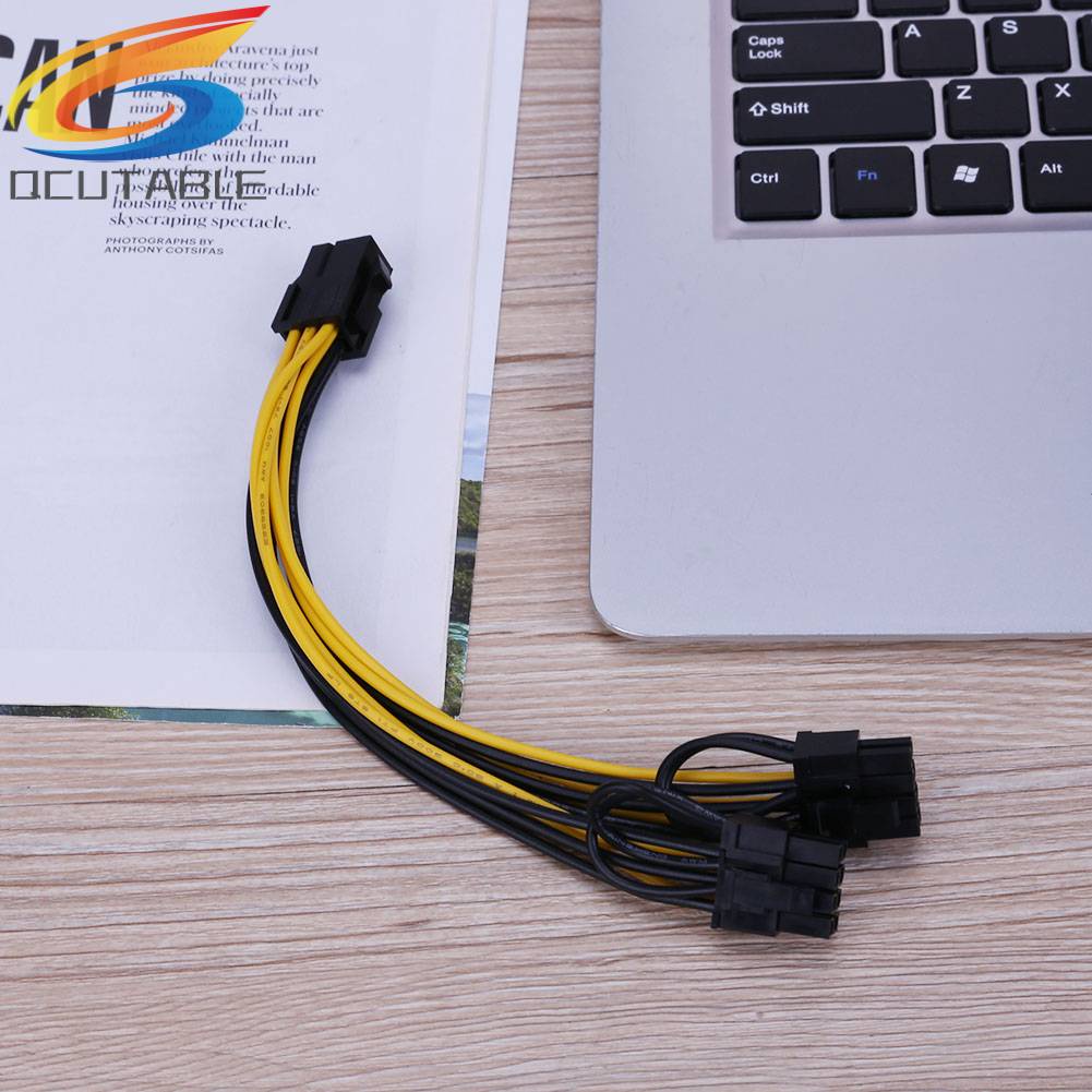 Cáp Chia Cổng 6Pin Sang 8 (6 + 2) Cho Card Đồ Họa