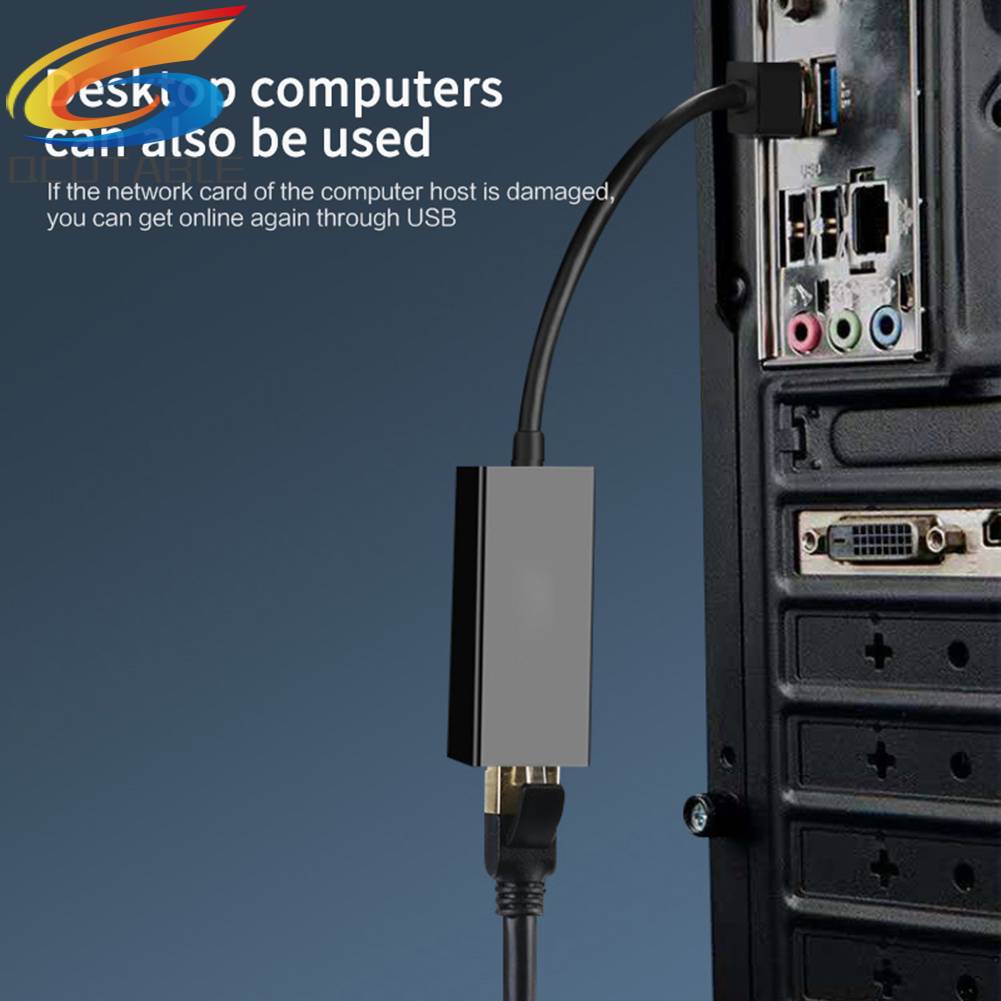 Usb 3.0 Chuyển Đổi Thẻ Mạng Lan RJ45 1000Mbps Cho Windows 7 8