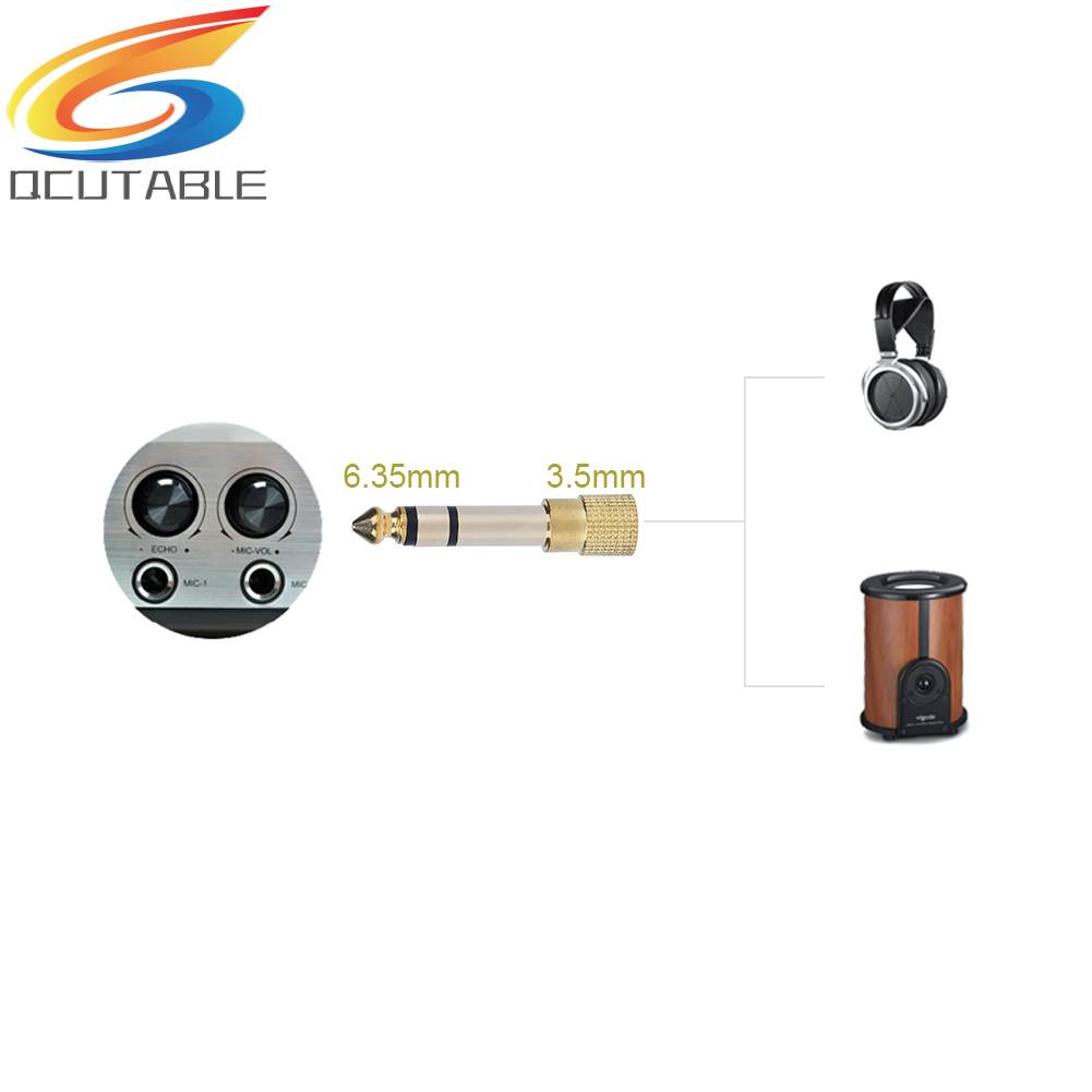 Giắc Chuyển Đổi Từ Female Sang 6.5mm Male Sang 3.5mm Male