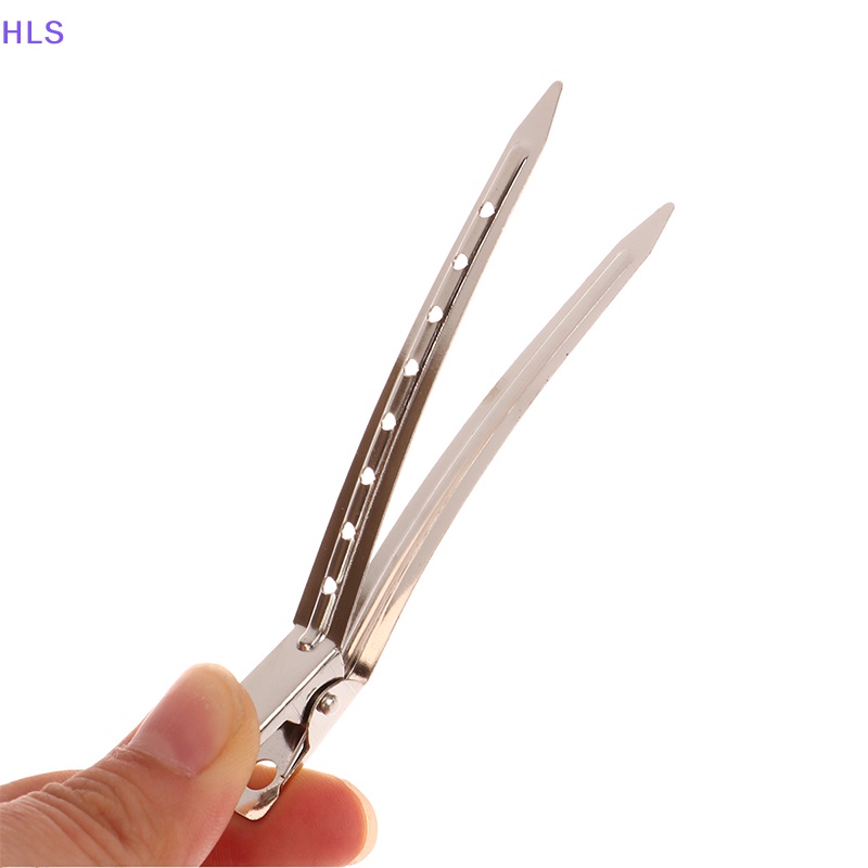 Set 10 Kẹp Tóc Tạo Kiểu DIY Bằng Kim Loại Chuyên Dụng Cho Salon