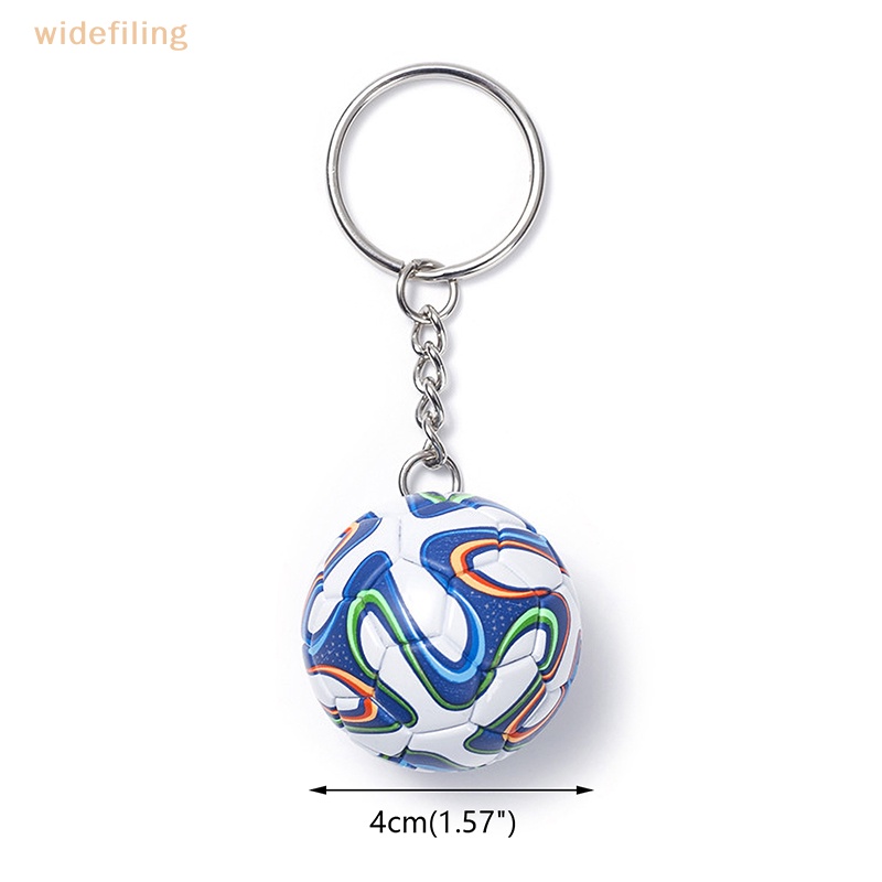 Móc Khóa Da PU Mặt Hình Quả Bóng Đá Thời Trang