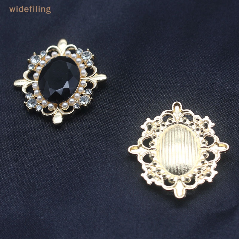 Cài Tóc Bản Rộng 29 * 32mm Bằng Hợp Kim Hình Nơ Đính Đá Trang Trí Cho Đám Cưới