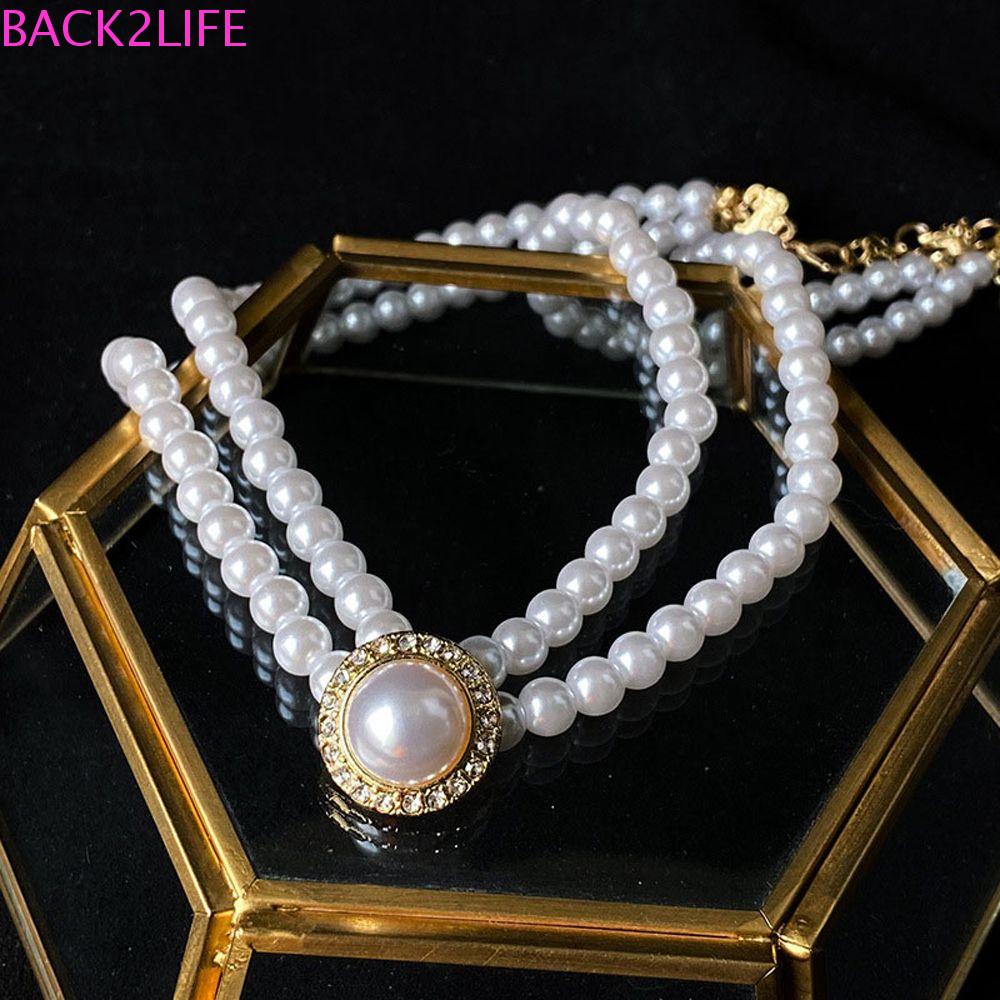 BACK2LIFE Vòng cổ Hợp Kim Baroque Quà Tặng 2Lip Cho Nữ