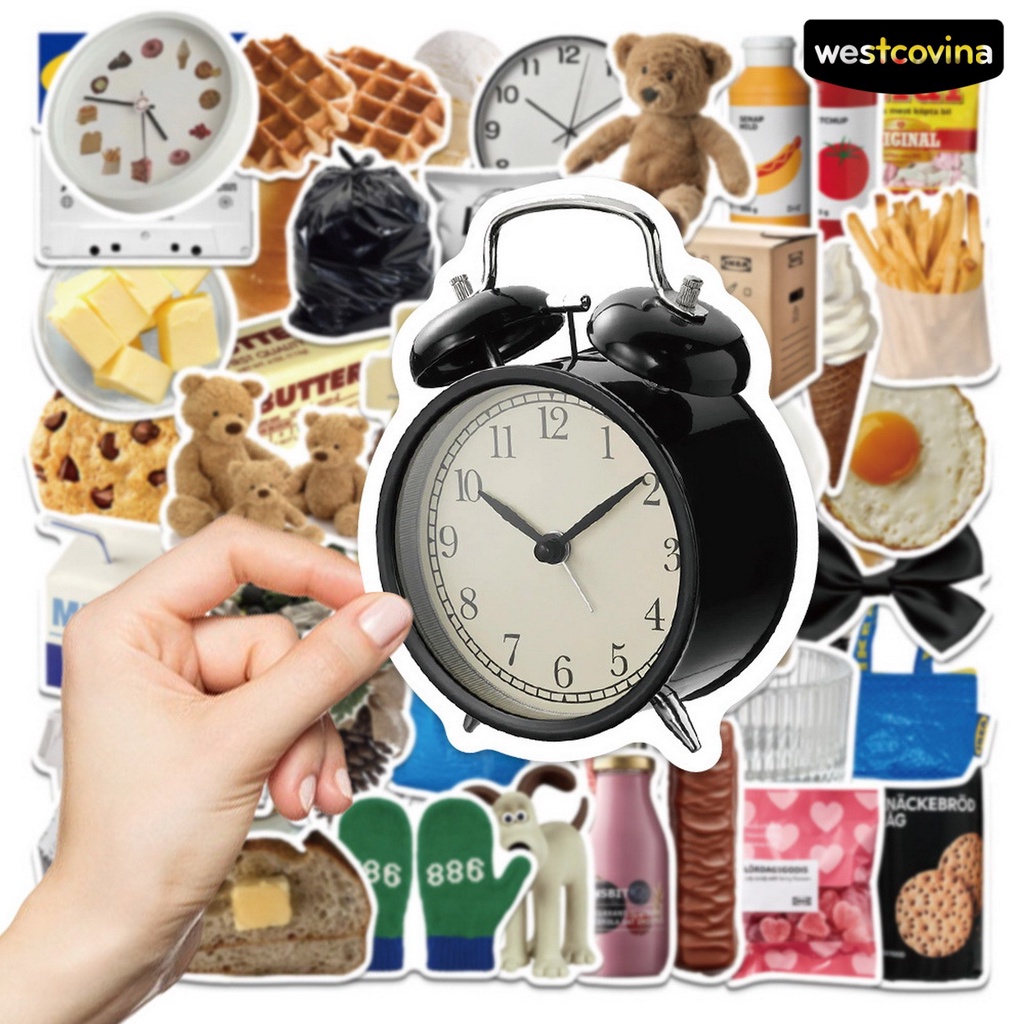 [WSTN]✎Bộ 50 Miếng Dán Họa Tiết Hoạt Hình Bằng PVC Chống Thấm Nước Trang Trí Ván Trượt DIY