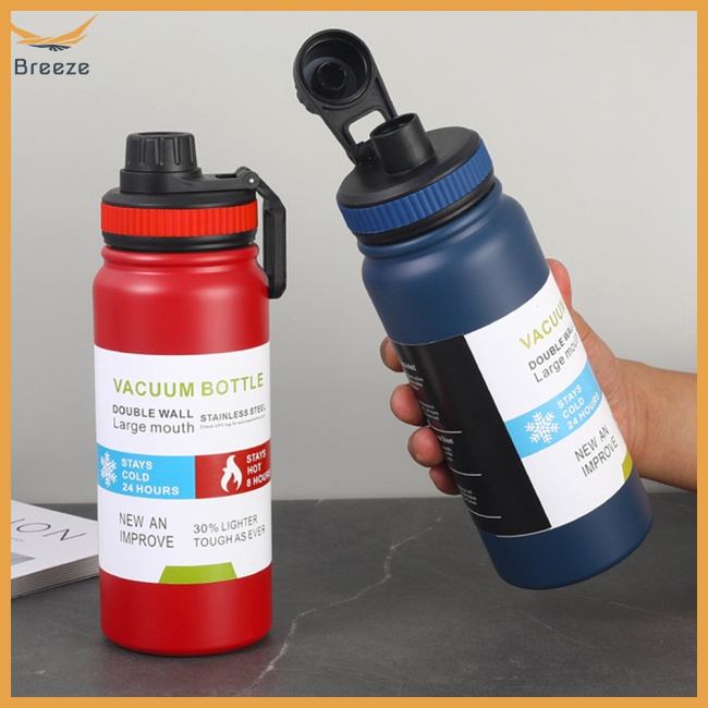 Bình Nước Giữ Nhiệt Bằng Thép Không Gỉ 304 Thiết Kế Cỡ Lớn Chống Tràn Tiện Dụng Mang Theo Du Lịch