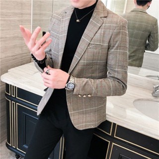 # Áo Khoác Vest Thiết Kế Lịch Lãm Trẻ Trung Cho Nam# Áo Khoác Vest Kẻ Sọc Caro Trẻ Trung Hợp Thời Trang Xuân 2023 Mới Cho Nam