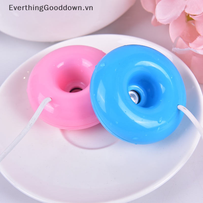 1 Máy Khuếch Tán Tinh Dầu Hình Bánh Donut Mini Kết Nối USB