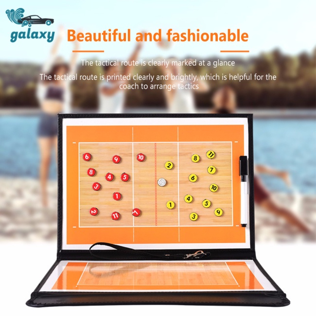Galaxy Bảng Kẹp Nam Châm Nhiều Màu Sắc Có Thể Gập Lại Chuyên Dụng Cho Huấn Luyện Bóng Chuyền