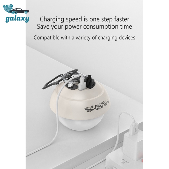 Galaxy Đèn Led Cắm Trại 6 Chế Độ Sáng Đa Năng Bằng Hợp Kim Nhôm Có Thể Điều Chỉnh Kèm Móc Thiết Kế Tiện Lợi