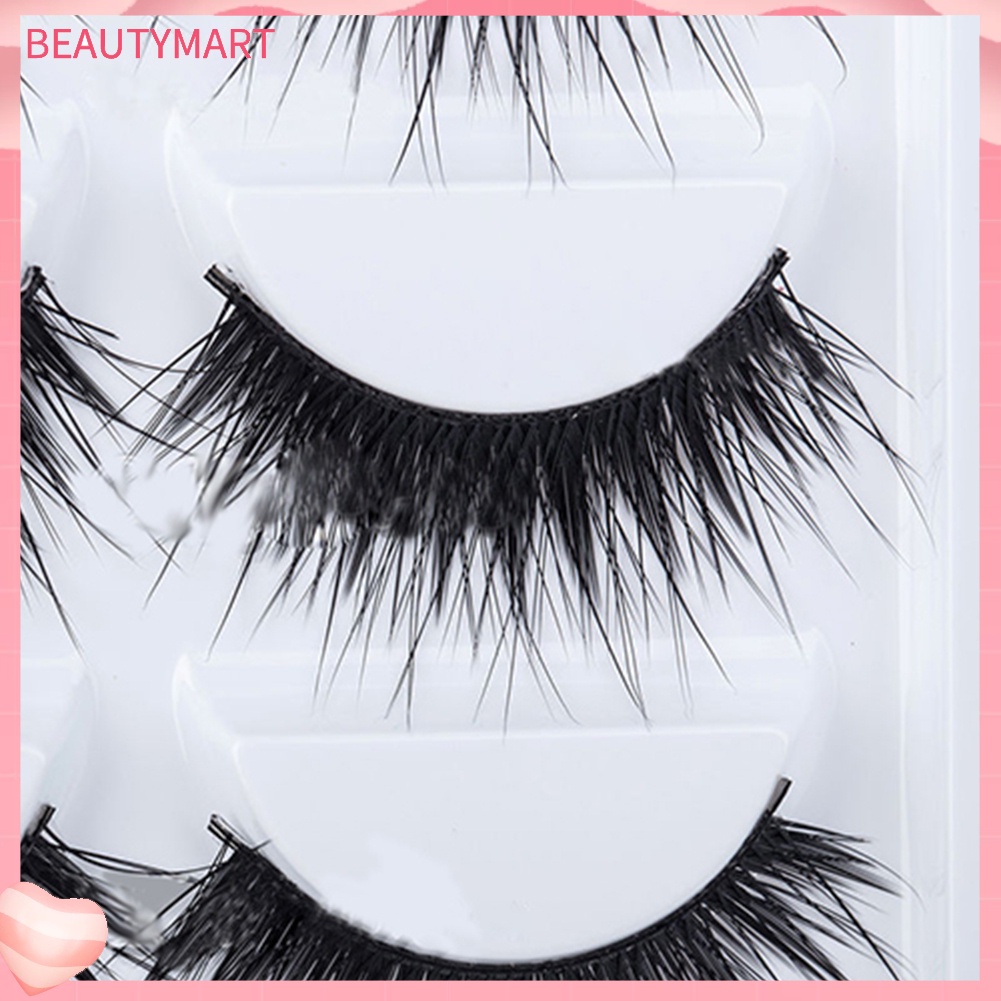 Set 5 Cặp Lông Mi Giả Dài Và Dày Handmade Dành Cho Trang Điểm