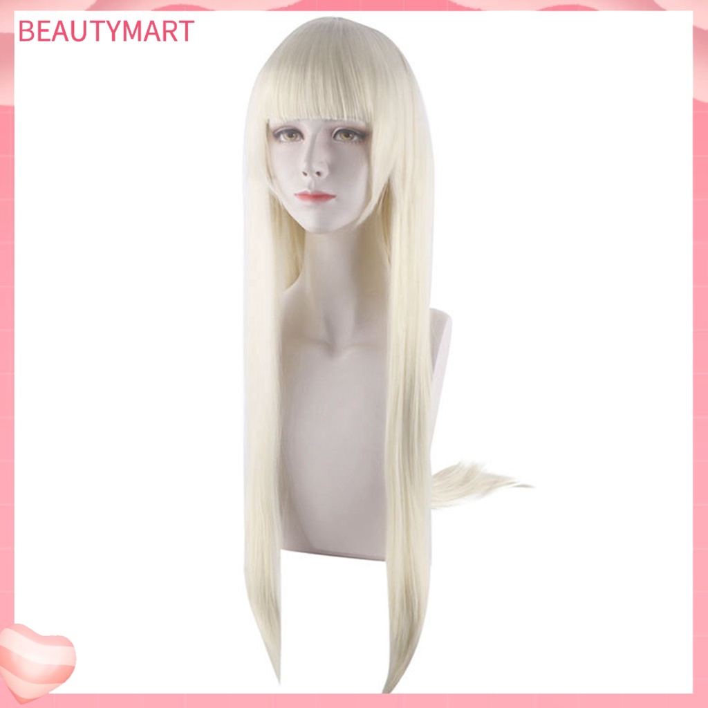 Tóc Giả Dài Thẳng Kèm Mái Bằng Sợi Tổng Hợp Thời Trang Cho Nữ