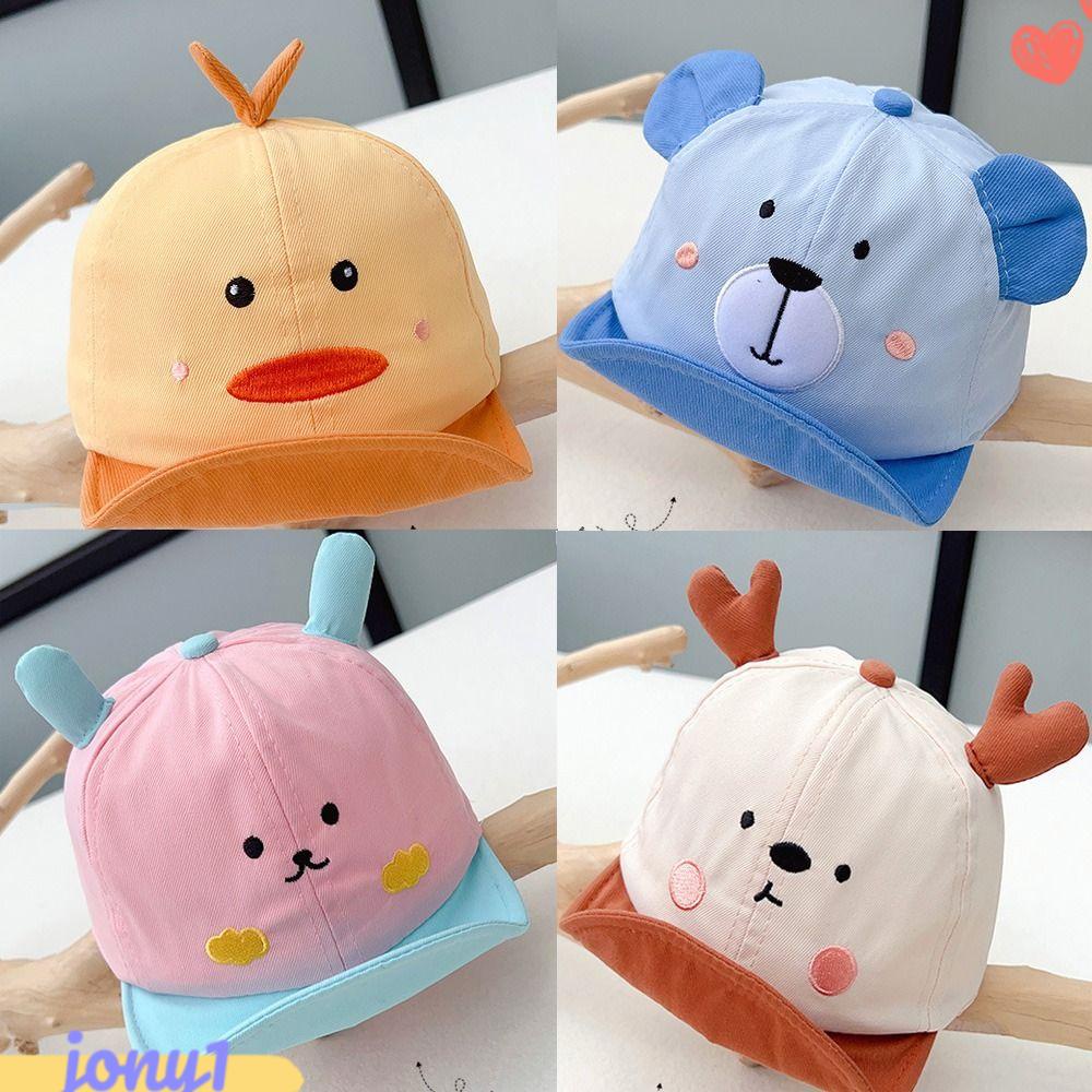 JONYE Mũ Lưỡi Trai Chống Nắng Họa Tiết Hoạt Hình Phong Cách Thể Thao Thời Trang Mùa Hè Cho Bé