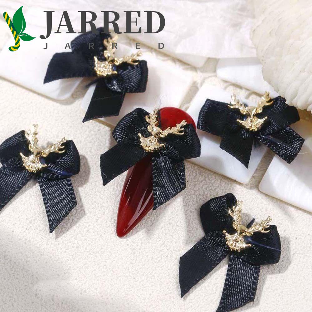 JARRED Phụ Kiện Trang Trí Móng Tay 3D Hình Chuông Giáng Sinh Thời Trang