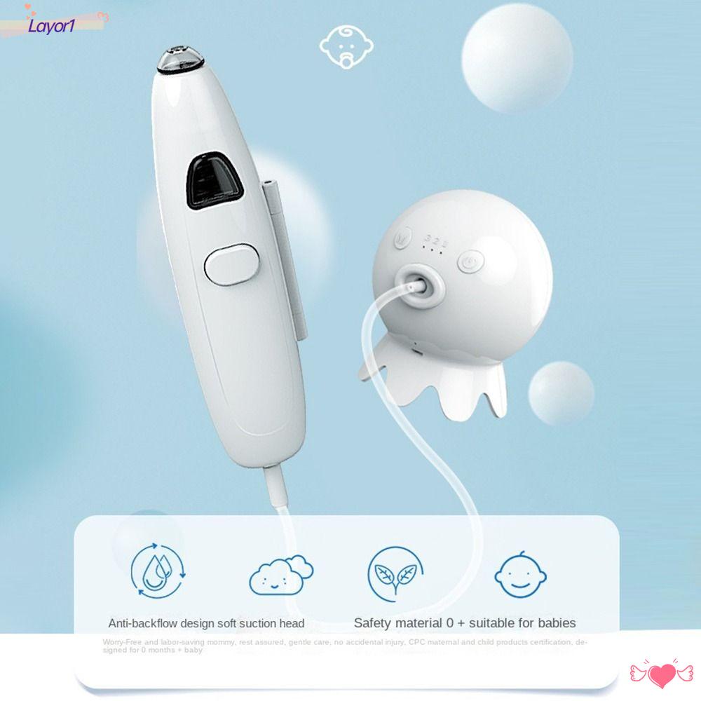 LAYOR1 Dụng Cụ Hút Mũi Bằng Điện Chăm Sóc Sức Khỏe Cho Bé Sơ Sinh