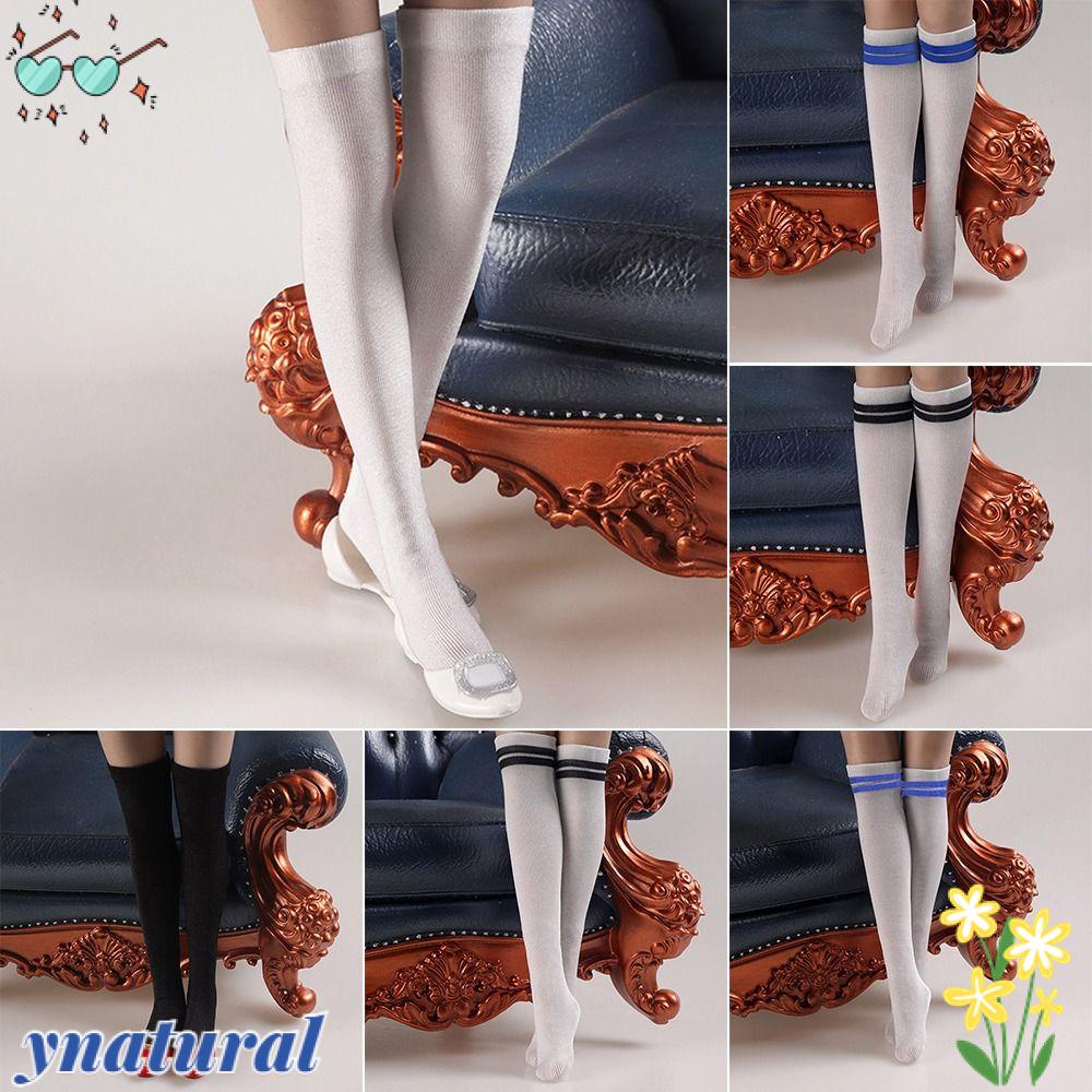 YNATURAL 1 Đôi Tất Mỏng Dài / Trung Bình Chất Lượng Cao Làm Quà Giáng Sinh DIY