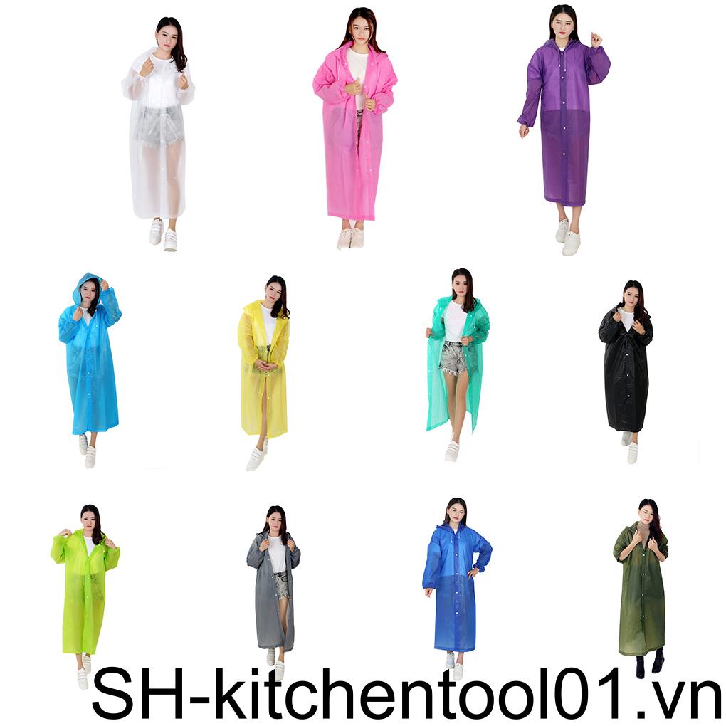 Áo Mưa Thể Thao Bằng EVA Chống Nước Có Thể Tái Sử Dụng Cho Nam Nữ