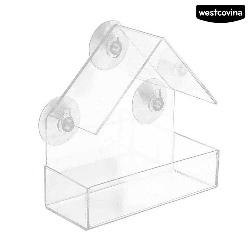 [COD]♞Khay Đựng Thức Ăn Dung Tích Lớn Thiết Kế Cốc Hút Chống Mài Mòn Tiện Dụng Cho Chim Cảnh