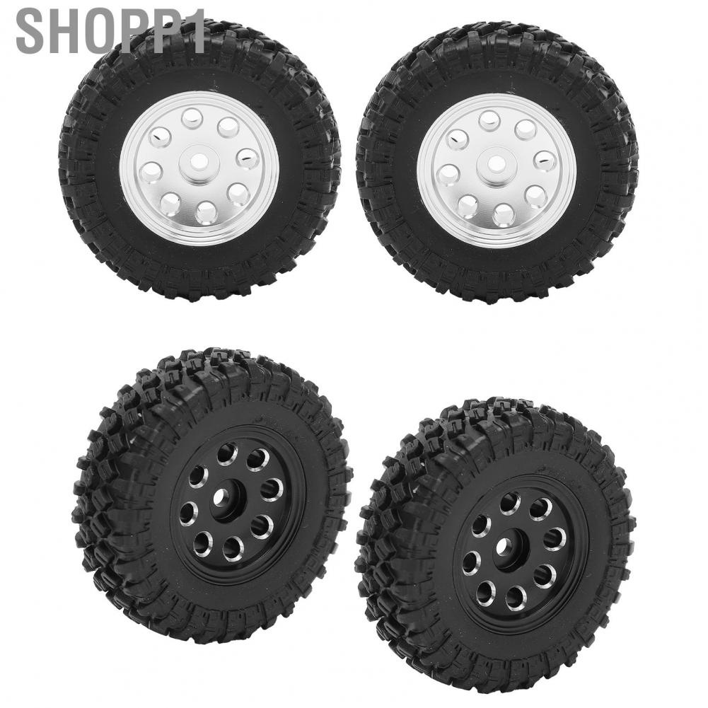 Shopp1 Beadlock Vehicle Wheel  Car Tires Simple Installation Lightweight Micro for SCX24 90081 1/24 Climbing Model