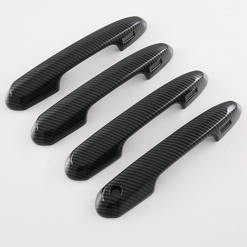 Miếng Dán Tay Nắm Cửa Xe Hơi Họa Tiết Sợi Carbon Sang Trọng Cho Toyota Land Cruiser Lc300 2022 2023