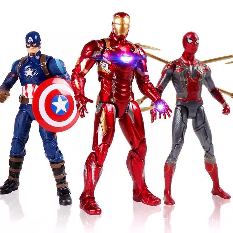 Mô Hình Đồ Chơi Khớp Cử Động Được Chính Hãng Marvel Người Nhện Người Sắt