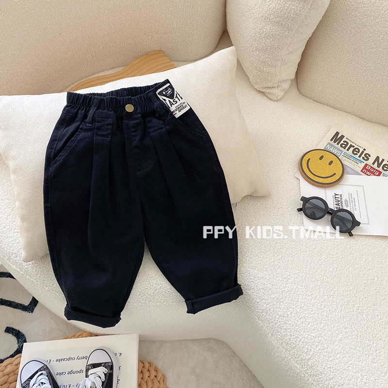 Quần Dài Thời Trang Xuân Hè Phong Cách Hàn Quốc Dành Cho Bé Trai