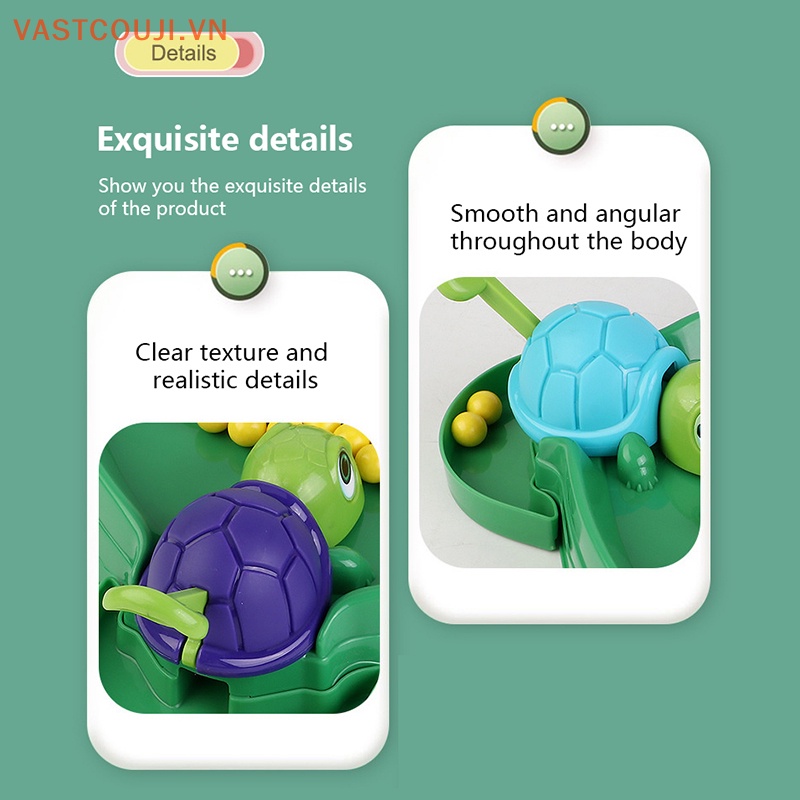 Bộ Trò Chơi Rút Đậu Nuôi Rùa VASTJI Hungry Vui Nhộn Cho Bé