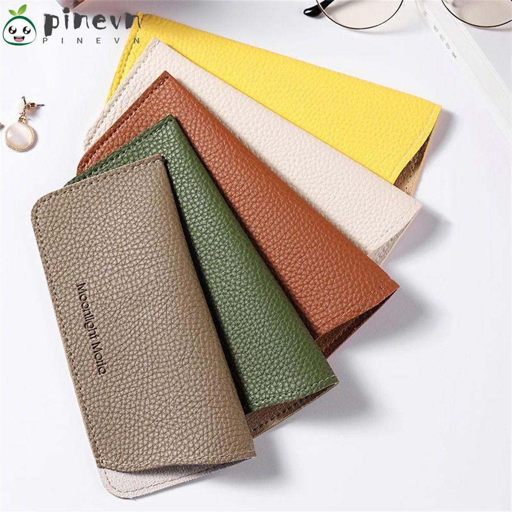 PINEVN Túi Da PU Đựng Bảo Vệ Mắt Kính Đọc Sách Tiện Dụng