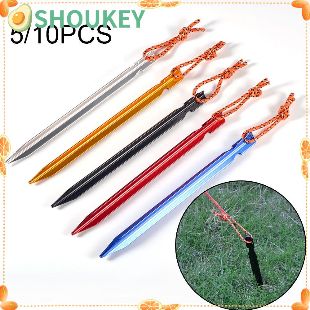 SHOUKEY Set 5 / 10 Cọc Giăng Lều Hình Tam Giác 18cm