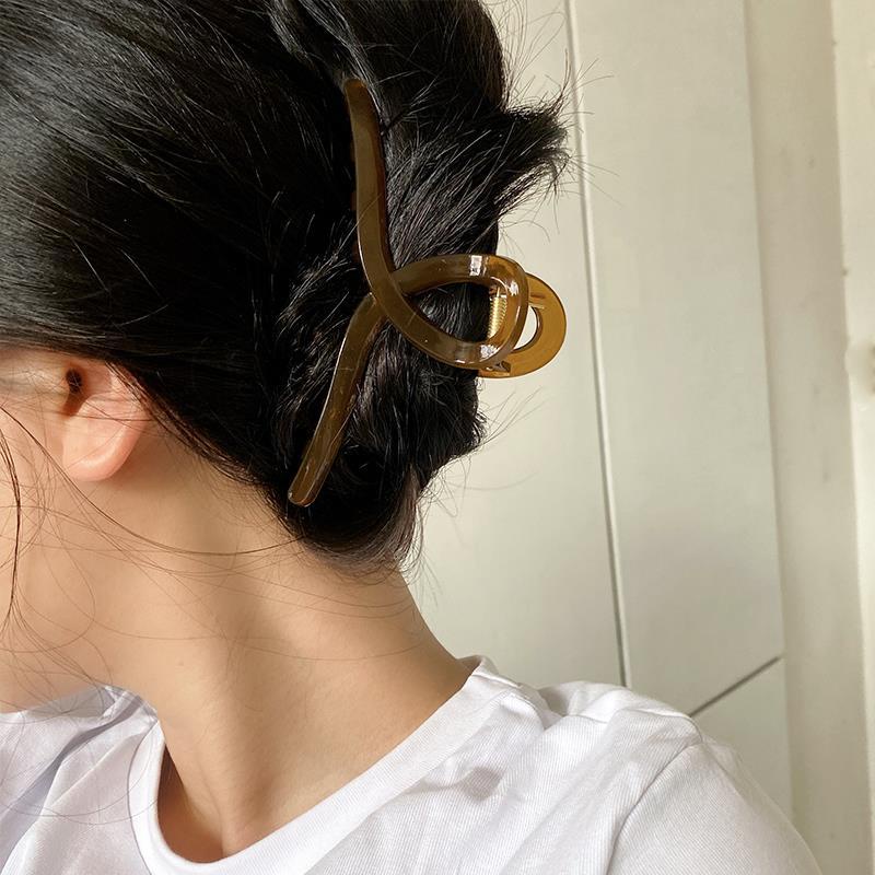 Kẹp Tóc Hình Cá Mập Bằng Nhựa Acrylic Thời Trang Mùa Hè 2023 Mới