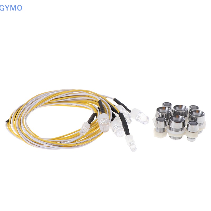 [cxGYMO] 8 Đèn LED 2 Đỏ Trắng 2 Đỏ 4 Vàng Cho Xe Điều Khiển Từ Xa 1 / 10 1 / 8 crawler tamiya axial scx10 HDY