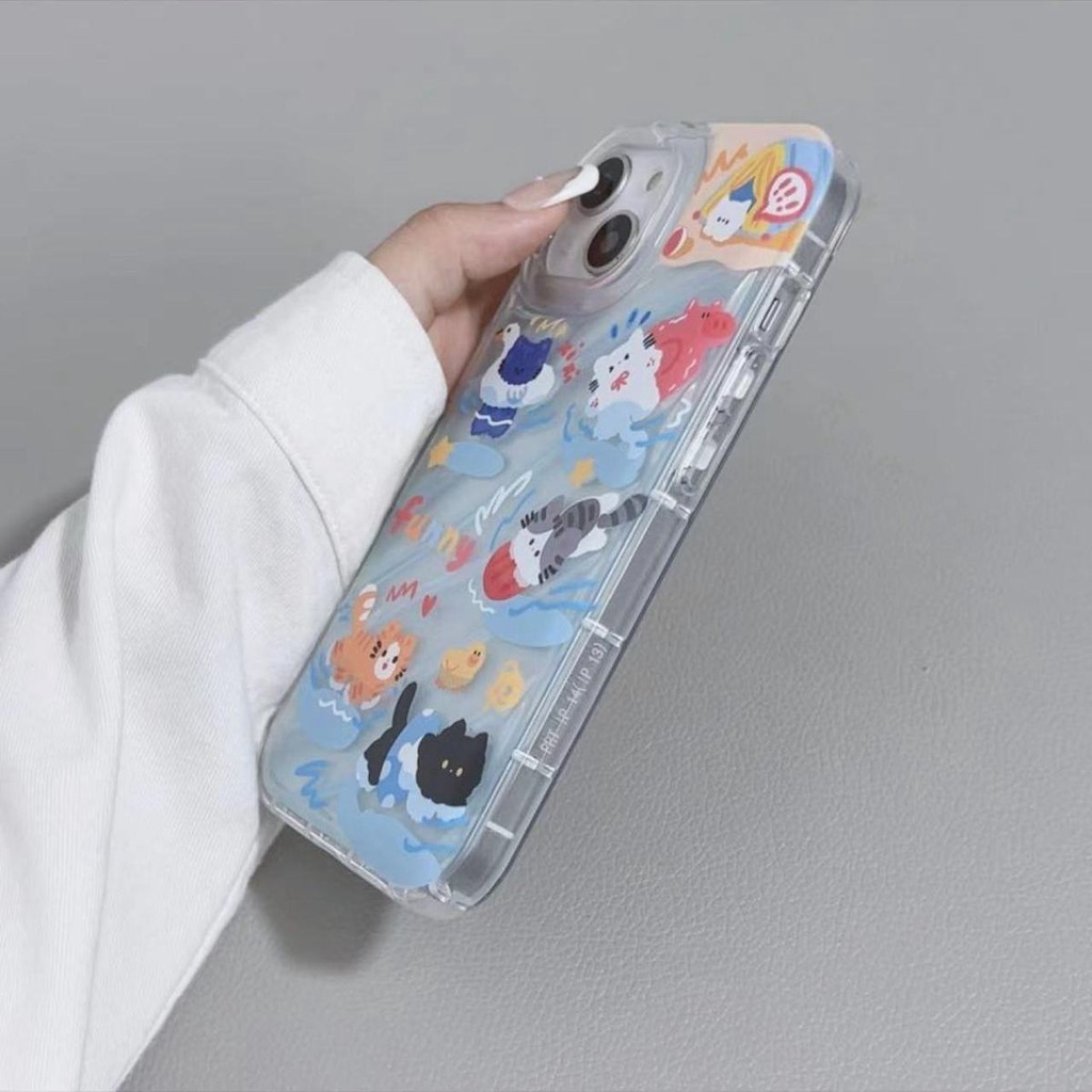 Ốp Điện Thoại Dẻo Màu Laser Họa Tiết Hoạt Hình Hello Kitty Dễ Thương Cho Iphone14 138p7 12 promax11 ASMR