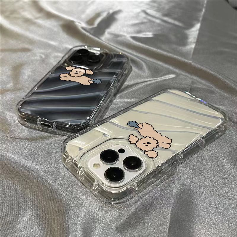 Ốp Điện Thoại Mềm Trong Suốt Họa Tiết Chú Cún Đáng Yêu Cho Iphone14promax 8 / 1312 11 / plus Fart 7 xr
