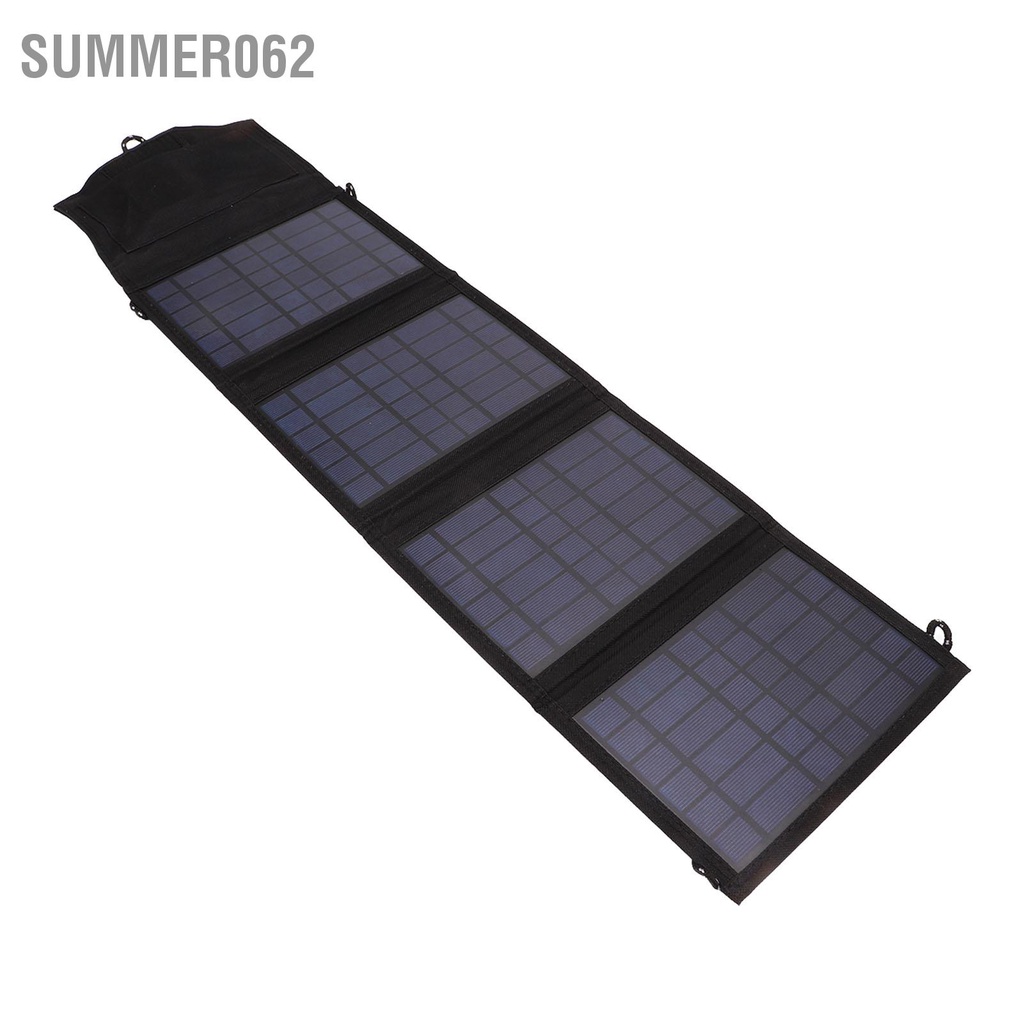 Summer062 Bảng điều khiển năng lượng mặt trời có thể gập lại Tấm sạc thân thiện với môi trường di động Polysilicon hiệu quả cao 14W