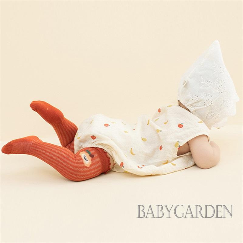 Vớ Dài Qua Gối Chống Trượt Thoáng Khí In Họa Tiết Hoạt Hình Dễ Thương Cho Bé 0-2 Tuổi