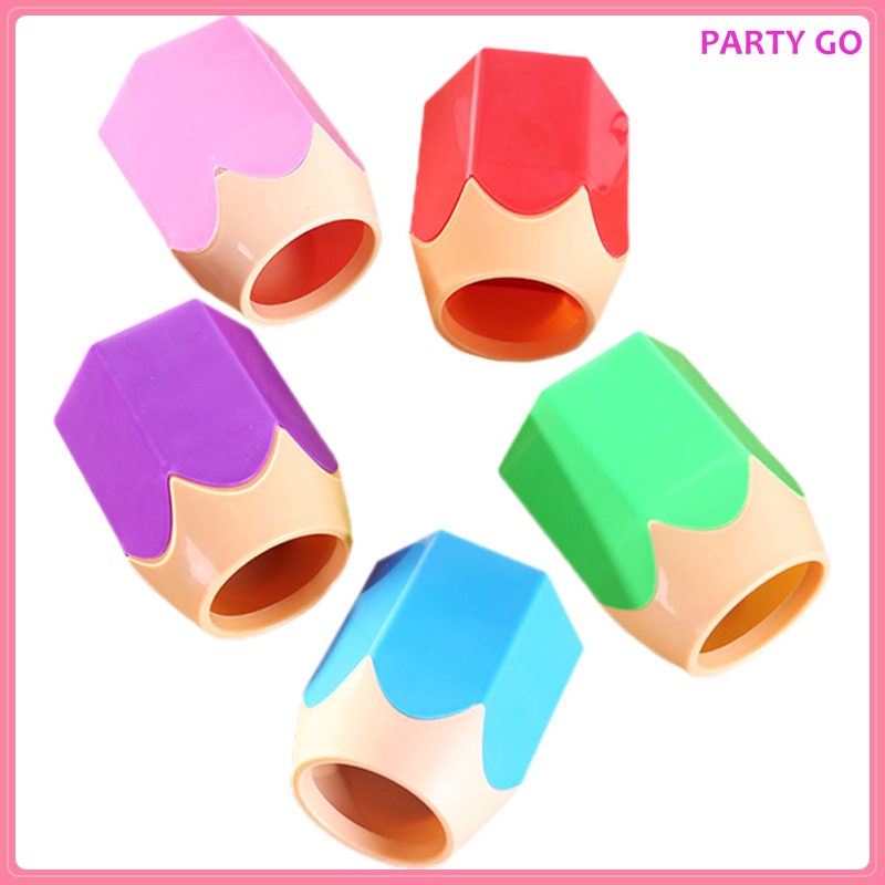 Bộ 5 Lọ Đựng Bút Hình Bút Chì Nhiều Màu Sắc Dễ Thương Để Bàn Tiện Dụng Cho Học Sinh / Văn Phòng