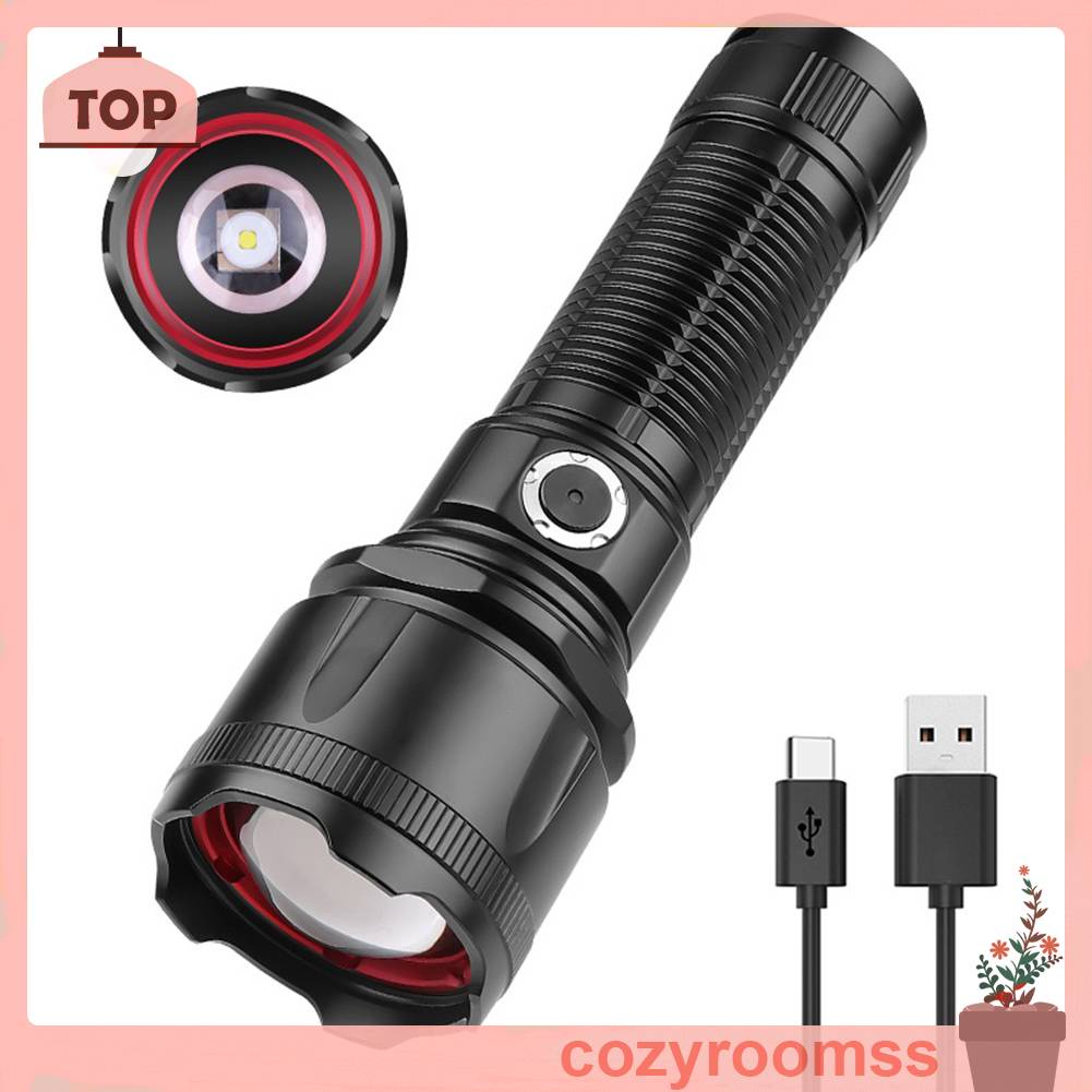 Đèn Pin 5 Bóng LED 30W 1200LM 1500M Đa Dụng Chất Lượng Cao