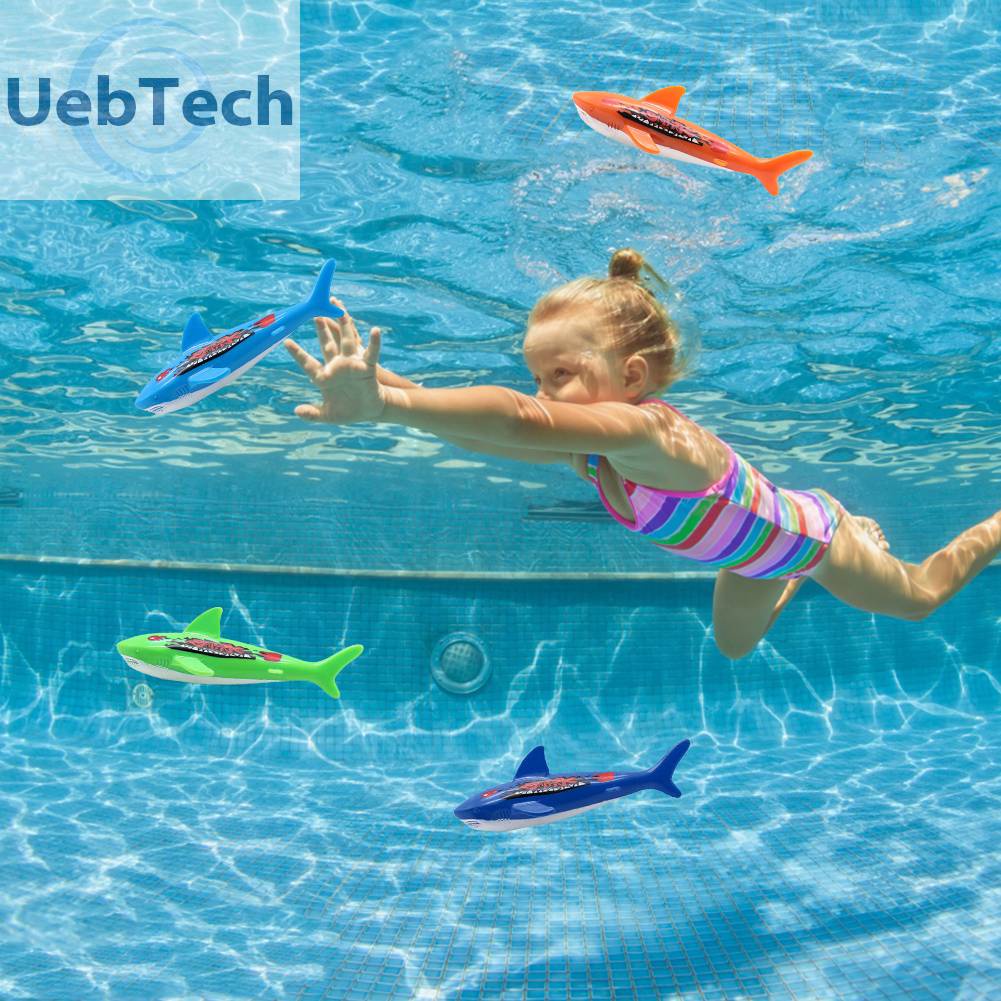 Set 4 Cá Mập Đồ Chơi Dưới Nước Cho Bé