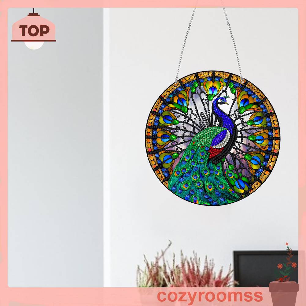 Mặt Dây Chuyền Hình Bướm / Động Vật Đính Đá Pha Lê Hai Mặt Trang Trí Sân Vườn