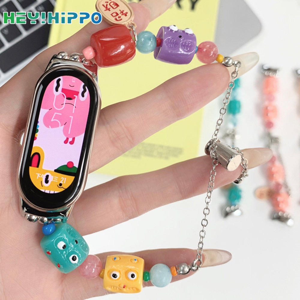 Dây Đeo Thay Thế Màu Sắc Xinh Xắn Cho Xiaomi mi band 8 mi band 8