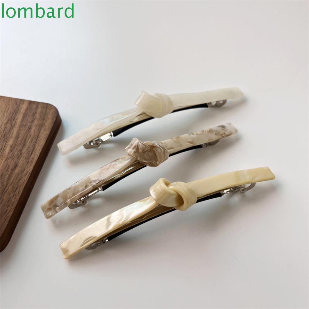 LOMBARD Kẹp Tóc Đính Hạt Thời Trang Cho Nữ