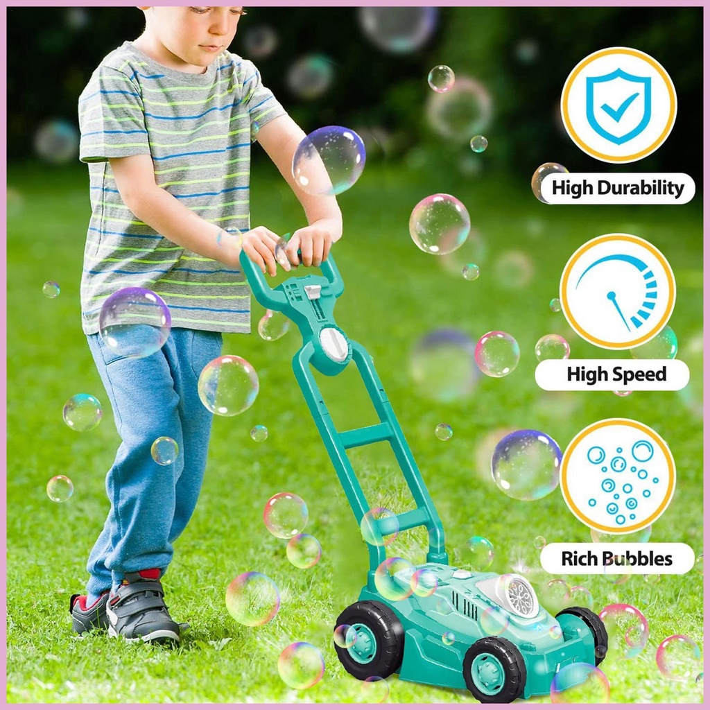 Máy Thổi Bong Bóng Tự Động Có Đèn Vui Nhộn Cho Bé