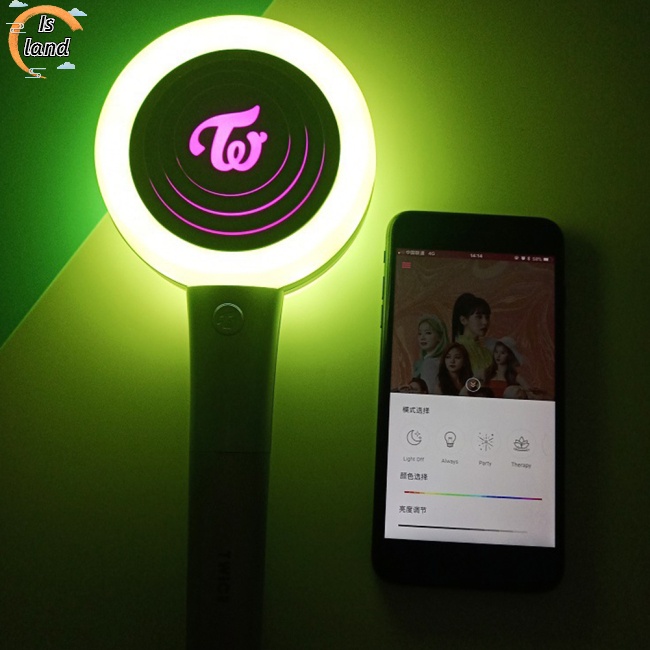 [IS] Gậy Đèn Twice Ver.2 Gen Có Tay Cầm Hình Kẹo Mút Tiện Dụng Ứng Dụng Bluetooth-compatible