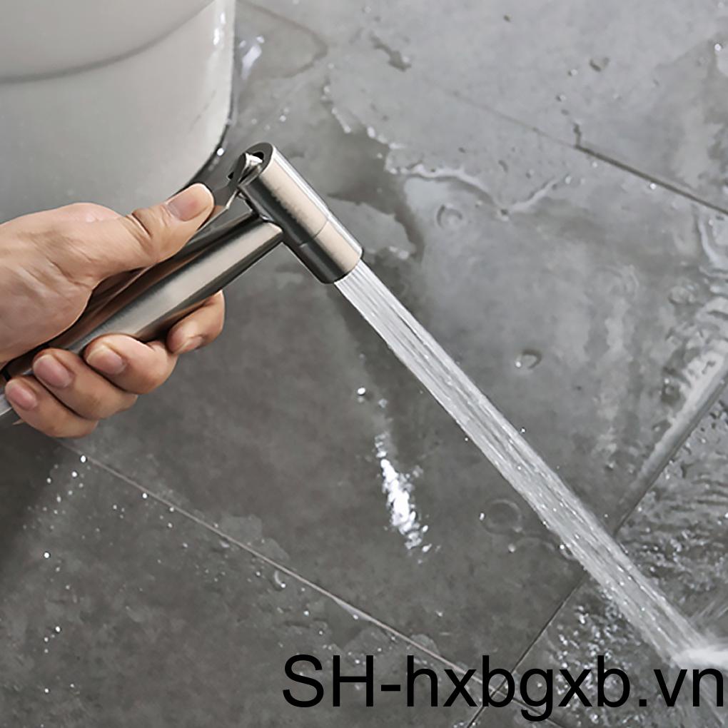 Vòi Xịt Toilet Bằng Kim Loại Không Gỉ Điều Chỉnh Áp Suất Nước