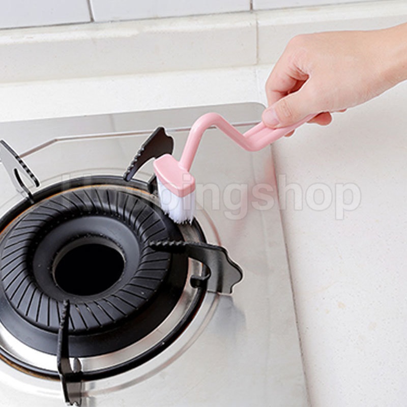 Bàn Chải Vệ Sinh Toilet / Nhà Bếp / Phòng Tắm Hình Chữ S Tiện Dụng