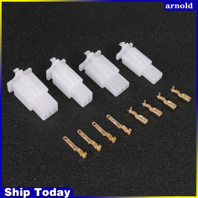 Bộ 380 Đầu Nối Dây Điện 2.8mm 2 3 4 6 Pin Chuyên Dụng Cho Xe Mô Tô