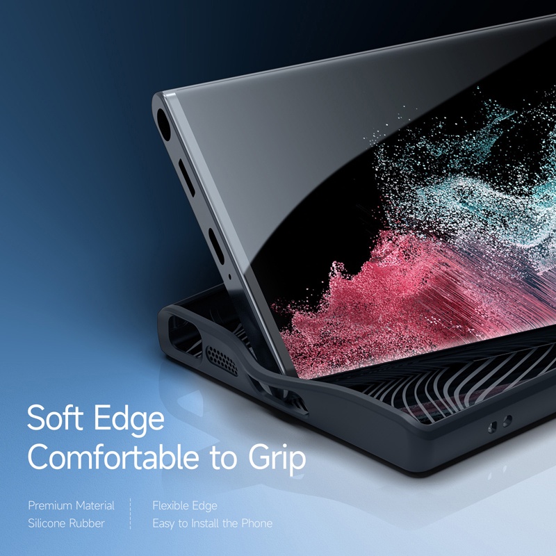 Ốp Điện Thoại DUX DUCIS PC TPU Nhám Chống Dấu Vân Tay Cho Samsung Galaxy S22 Ultra