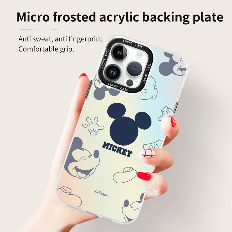 Ốp Điện Thoại IMD1314 Màu Laser Họa Tiết Chuột Mickey Cho Iphonexr12678Plus promax L7FU